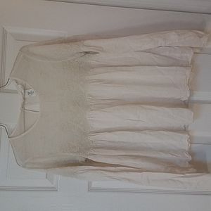 Ivory boho blouse